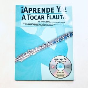 Flute Book Spanish Aprende A Tocar Flauta Instruction Music Book With CD